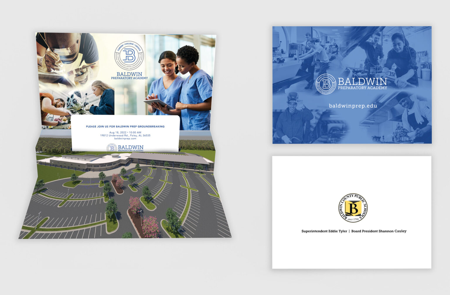 Groundbreaking Invitation - Baldwin Preparatory Academy
